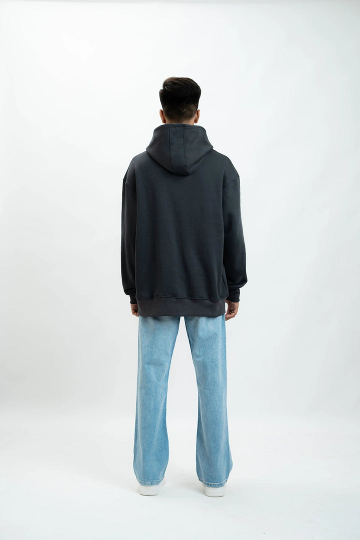Steel Grey Oversized Hoodie - ParadiseZone