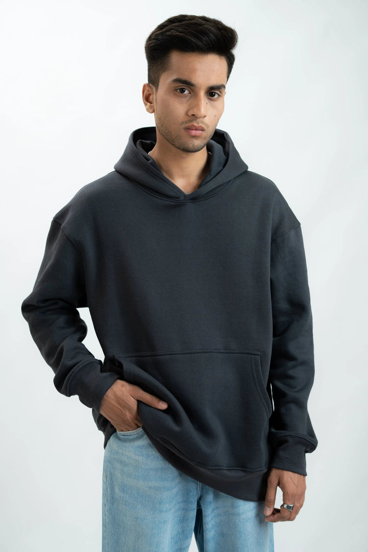 Steel Grey Oversized Hoodie - ParadiseZone