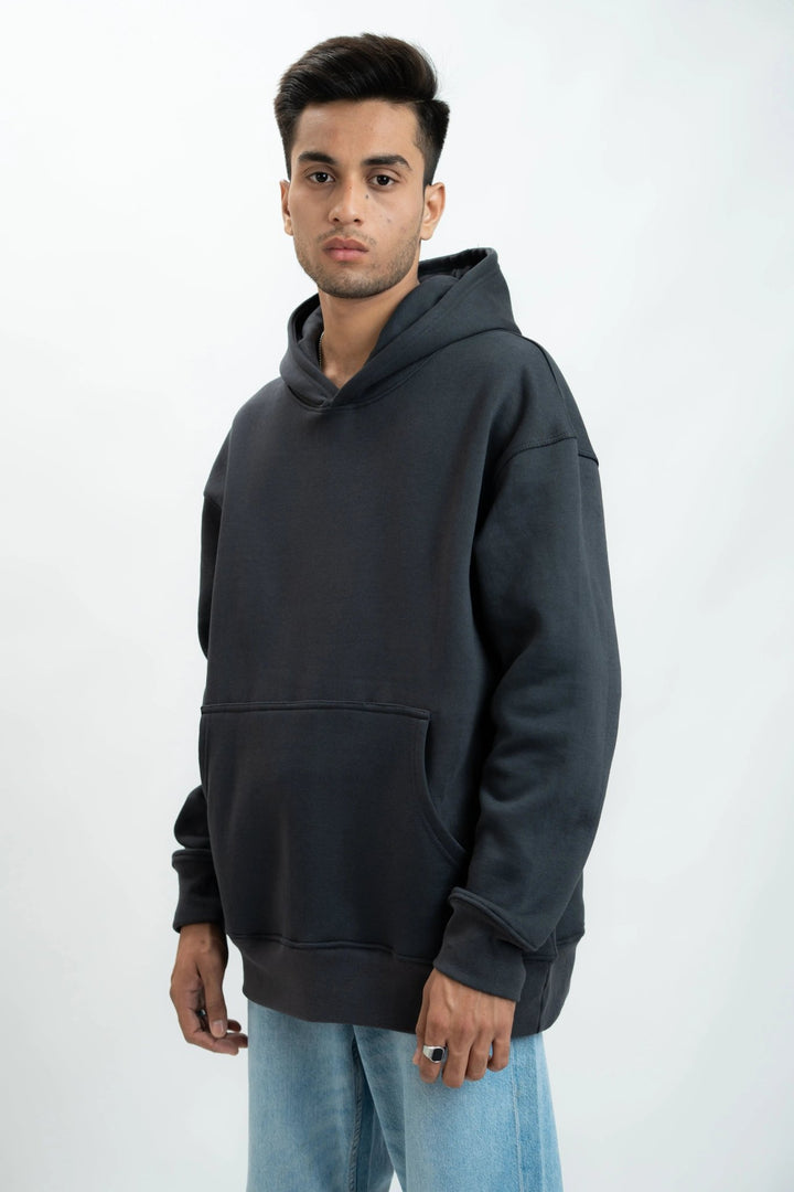 Steel Grey Oversized Hoodie - ParadiseZone