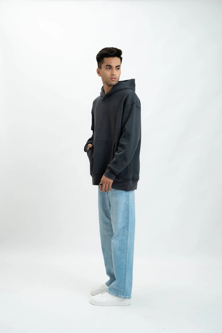 Steel Grey Oversized Hoodie - ParadiseZone