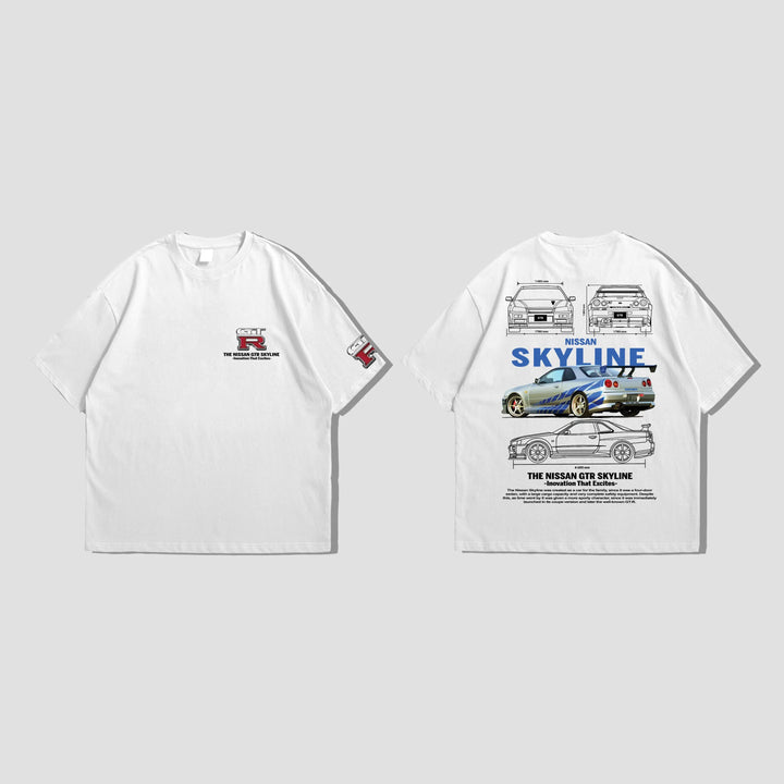 GTR SkyLine - Oversized Tshirt ParadiseZone